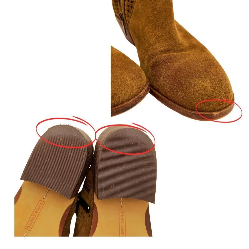 Vince Camuto PAMMA Brown Suede‎ Booties Size 8MUS / 38EU - Picture 8 of 11